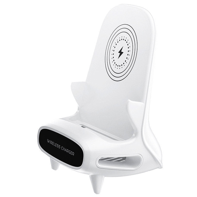 Portable Mini Chair Wireless Charger Desk Mobile Phone Holder Wireless Charger 10W Fast Charge For Iphone