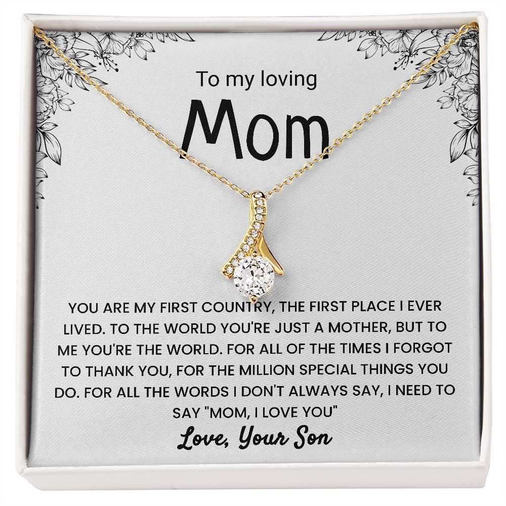 Happy Mother's day Herringbone Necklace