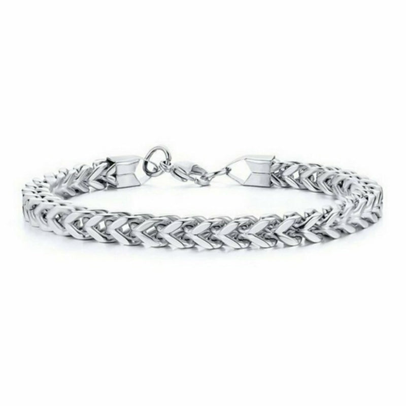 Stylish Stainless Steel Chain Bracelet For Men Personality Charm Chain Bracelets Male Jewelry