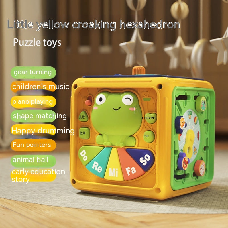 Multifunctional Hexahedral Early Education Educational Toys For Infants And Children