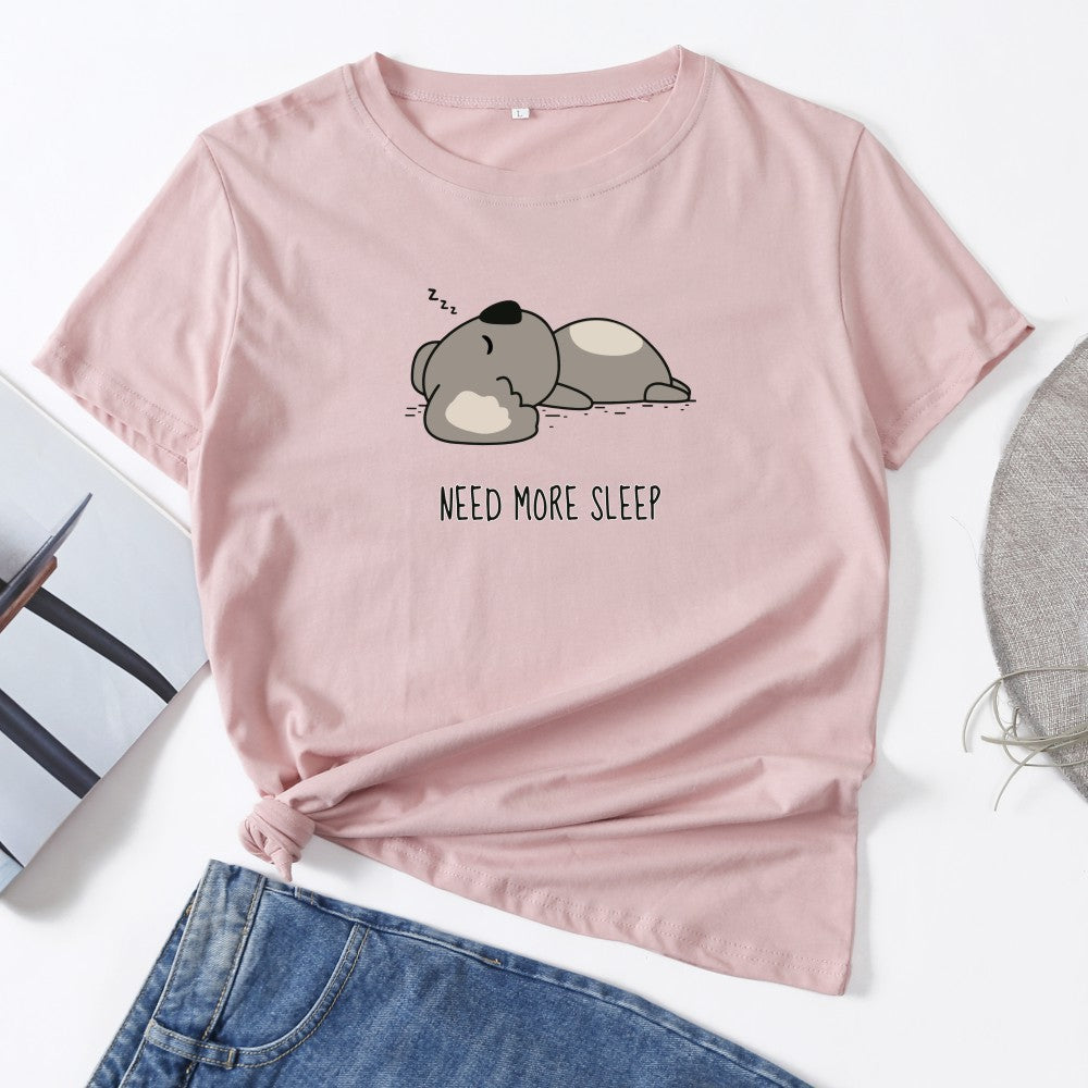 Need More Sleep Short-Sleeved Big T-Shirt