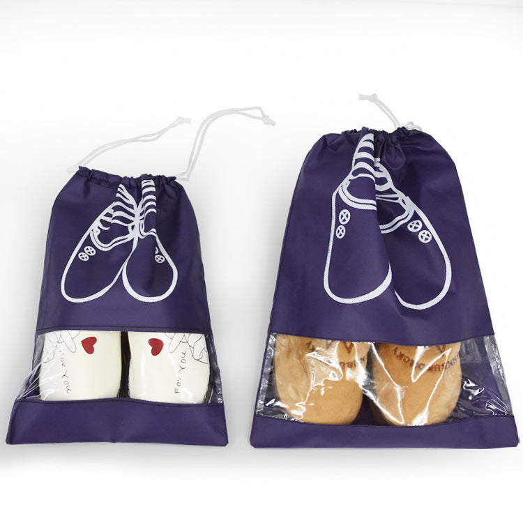 Visual Drawstring Drawstring Pocket Shoe Bag Home