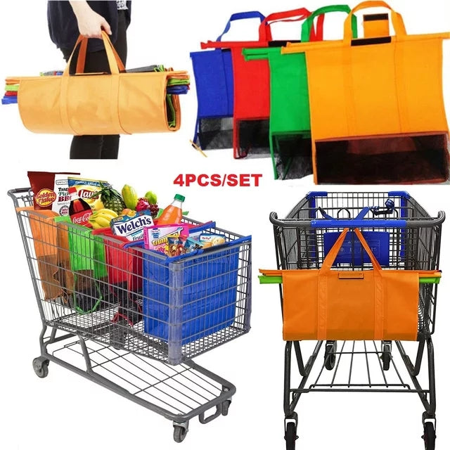 Cart Trolley Supermarket Shopping Bag(4 set)