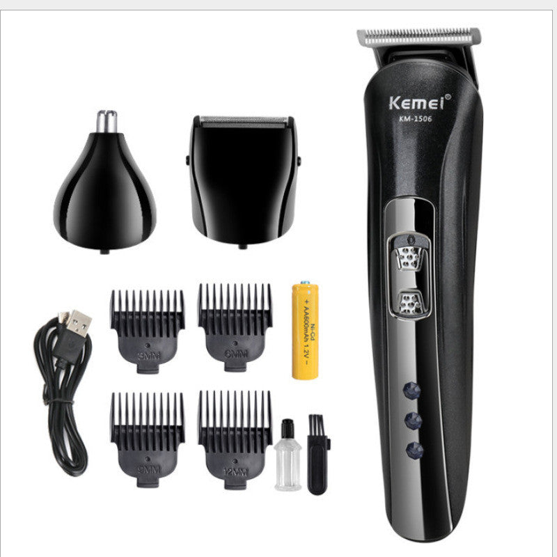 Three-in-one electric hair clipper