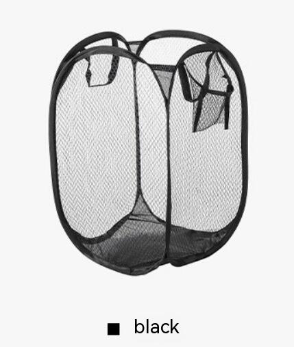 Nylon Mesh Folding Laundry Basket