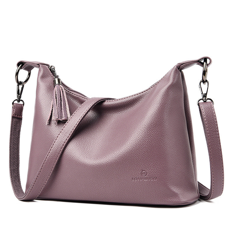 Textured Soft PU Leather Shoulder Underarm Bag