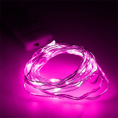 Button Battery Box Copper Wire Christmas Colored Light Decorative Light String