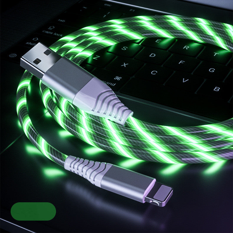 Fast charging cable aluminum alloy streamer data cable