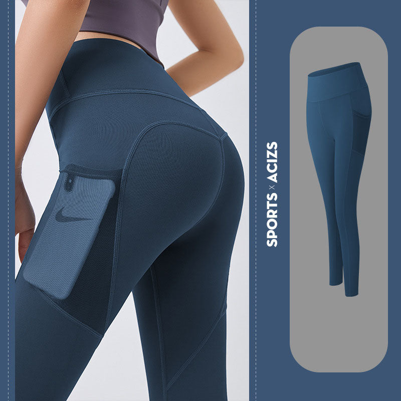 Yoga Sport Pants Women With Pocket Leggings