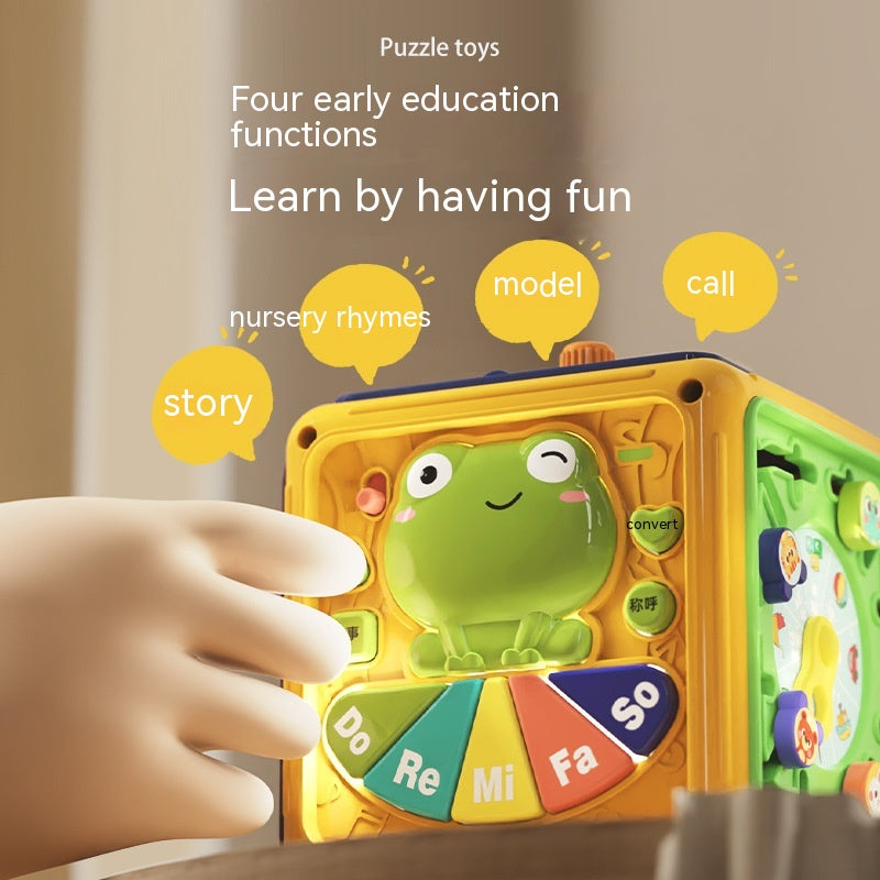 Multifunctional Hexahedral Early Education Educational Toys For Infants And Children