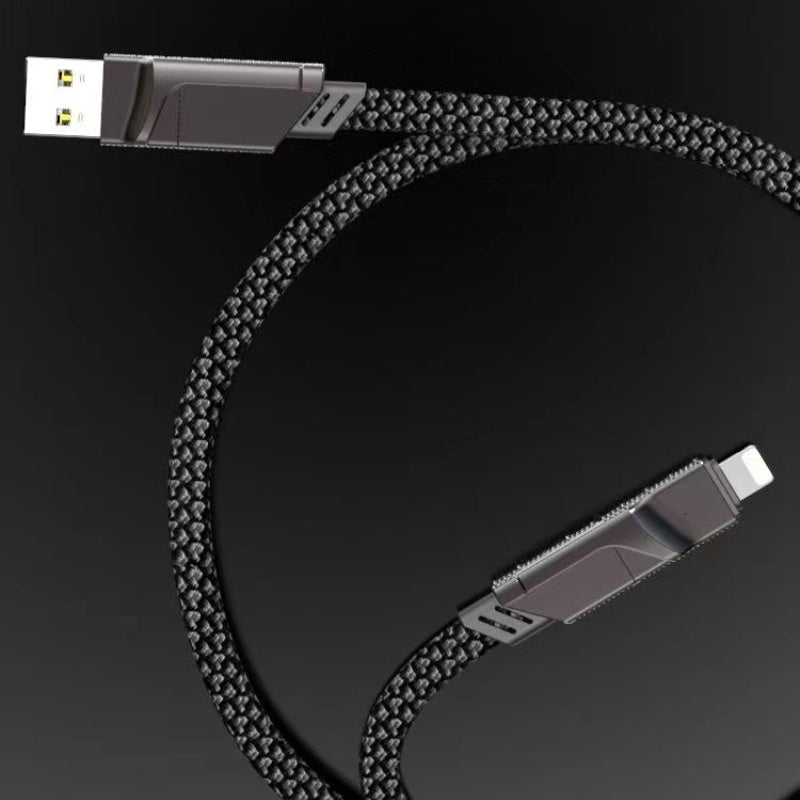 Four-in-one Data Cable Two-drag Two PD Fast Charge