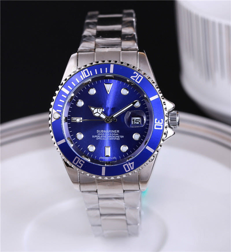 Steel strap fashion watch men's watch steel belt watch