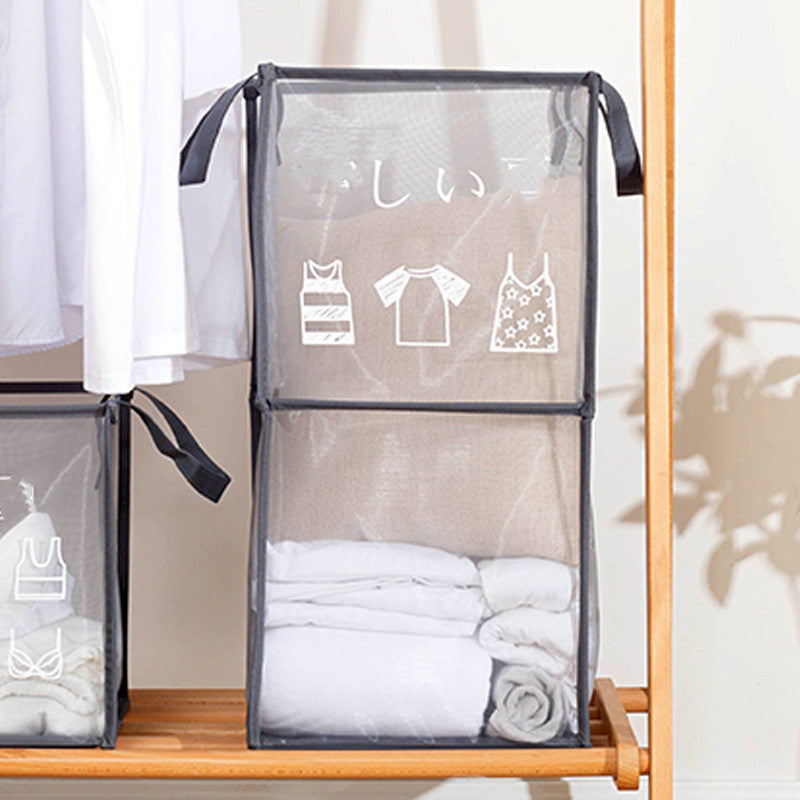 Dirty Clothes Basket Laundry Bathroom Storage Basket