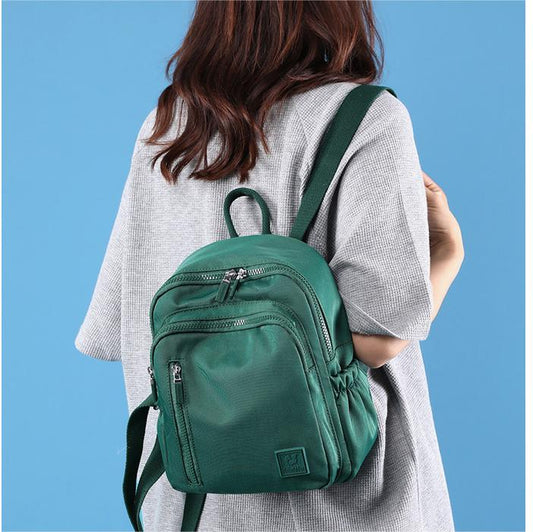 New Nylon Water Repellent Large-capacity Backpack Female Lightweight Backpack