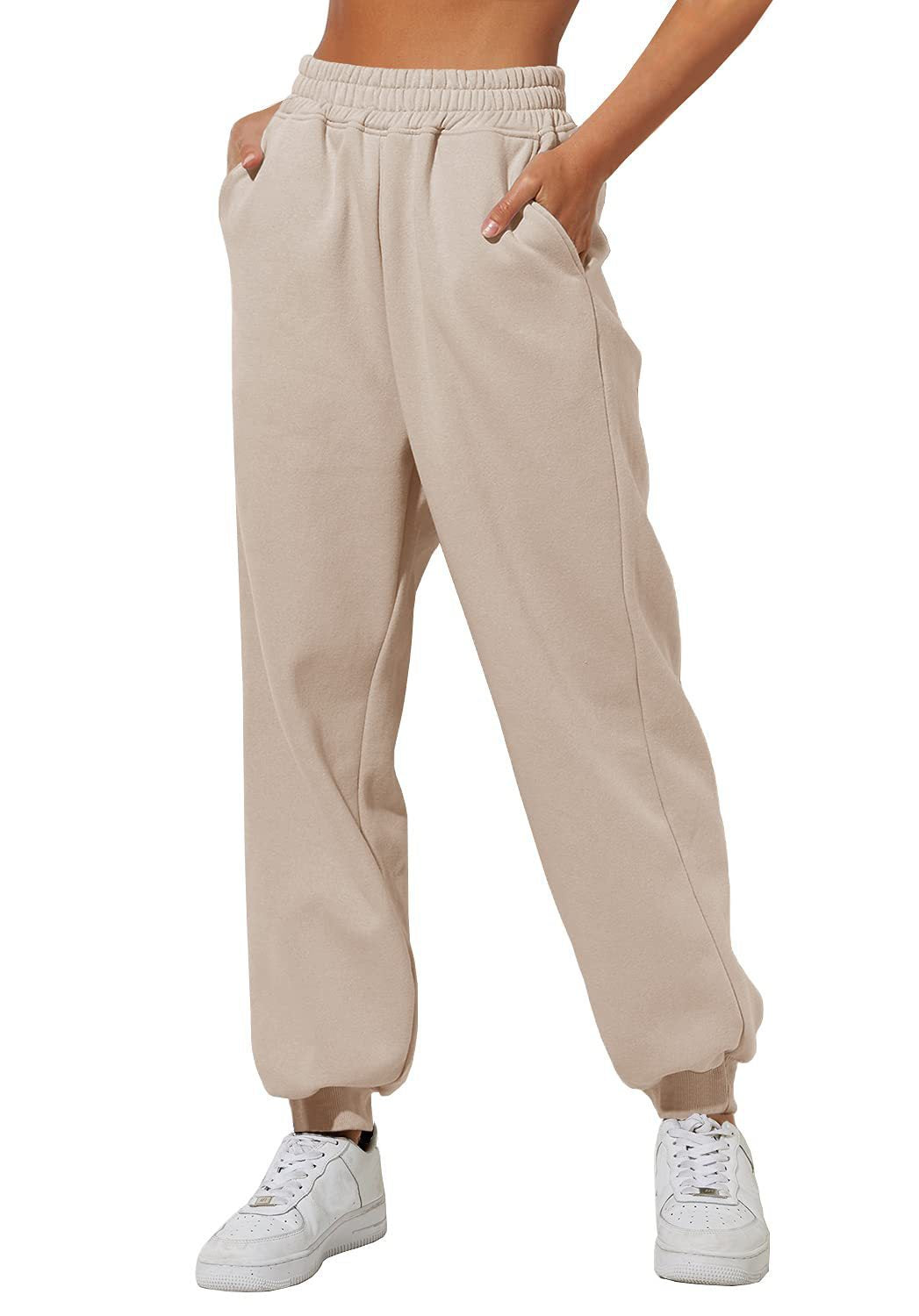 Women's Trousers With Pockets High Waist Loose Jogging