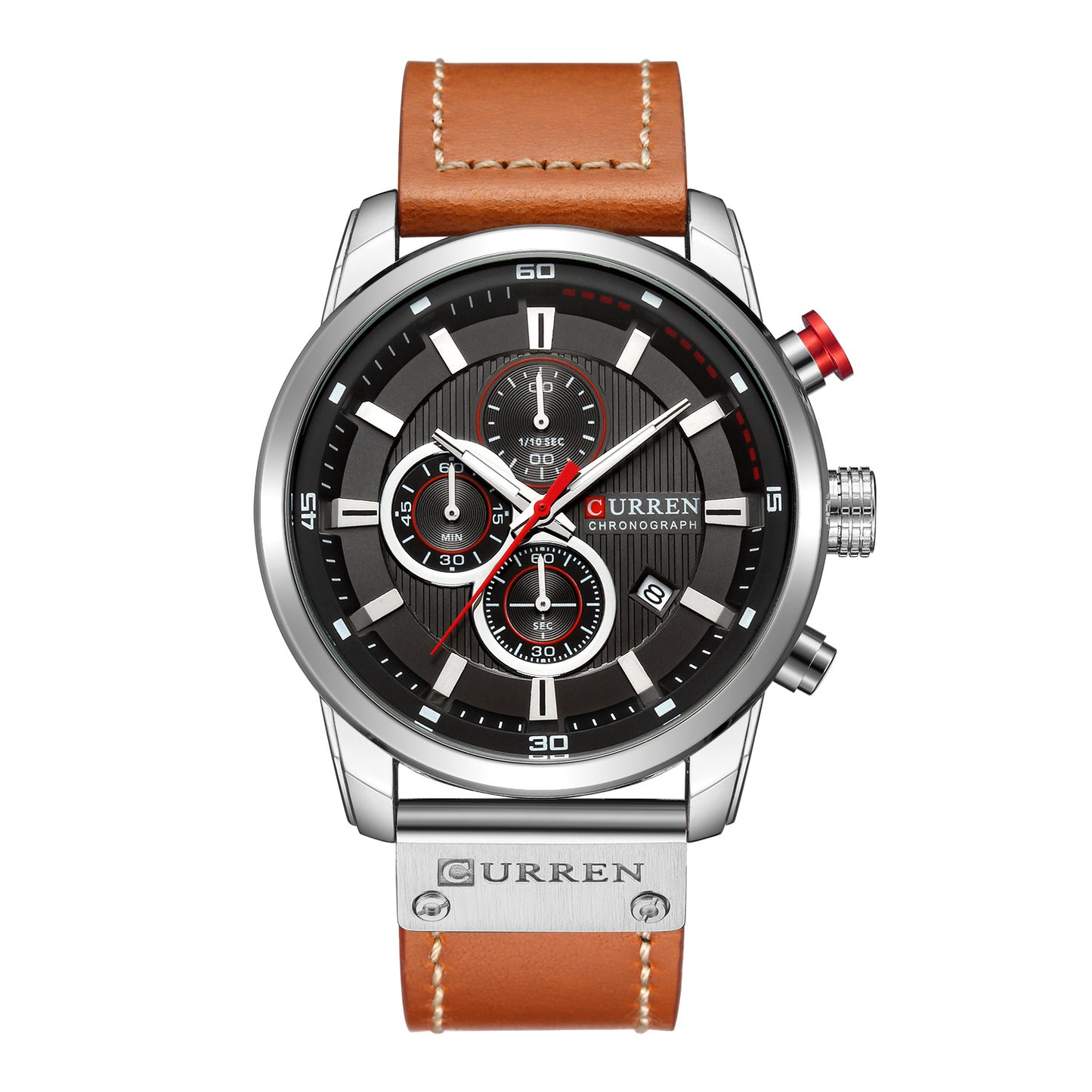 Curren/Kareen Hot 8291 Men&#039;s Watch Belt Men&#039;s Watch New Six-pin Calendar Watch Waterproof Watch