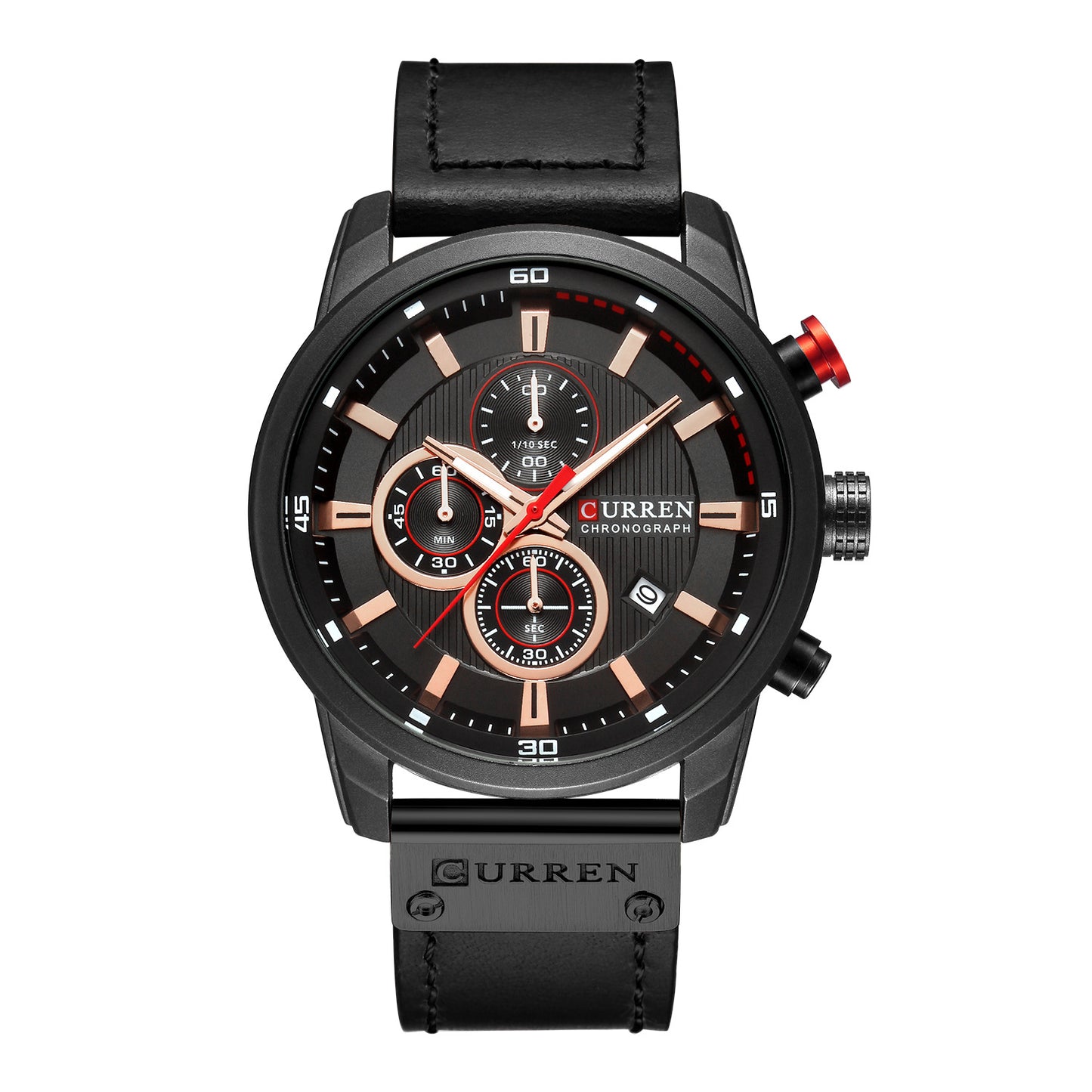 Curren/Kareen Hot 8291 Men&#039;s Watch Belt Men&#039;s Watch New Six-pin Calendar Watch Waterproof Watch