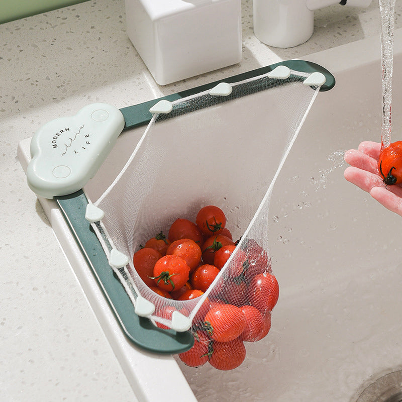 Triangular Cloud Sink Drain Rack Kitchen