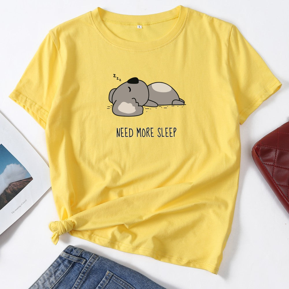 Need More Sleep Short-Sleeved Big T-Shirt