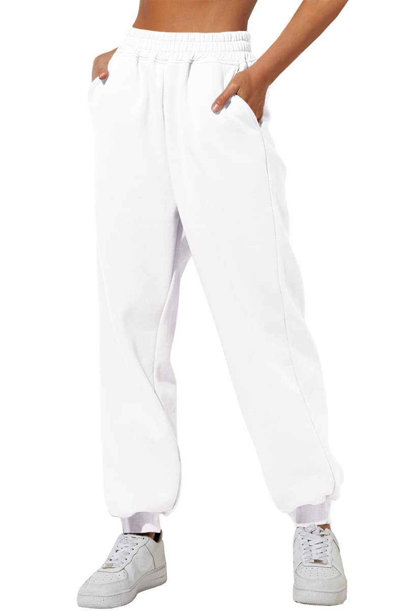 Women's Trousers With Pockets High Waist Loose Jogging