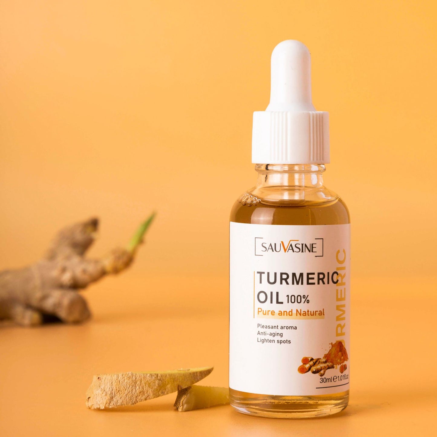 Turmeric Whitening Freckles Serum Remove Dark Spots Melasma Brighten Lighten Melanin Improve Dull Anti-aging Face Skin Care