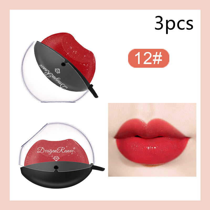 Lazy Lips Pearlescent Glitter Lipstick Is Not Easy To Fade, Warm And Moisturizing Lipstick