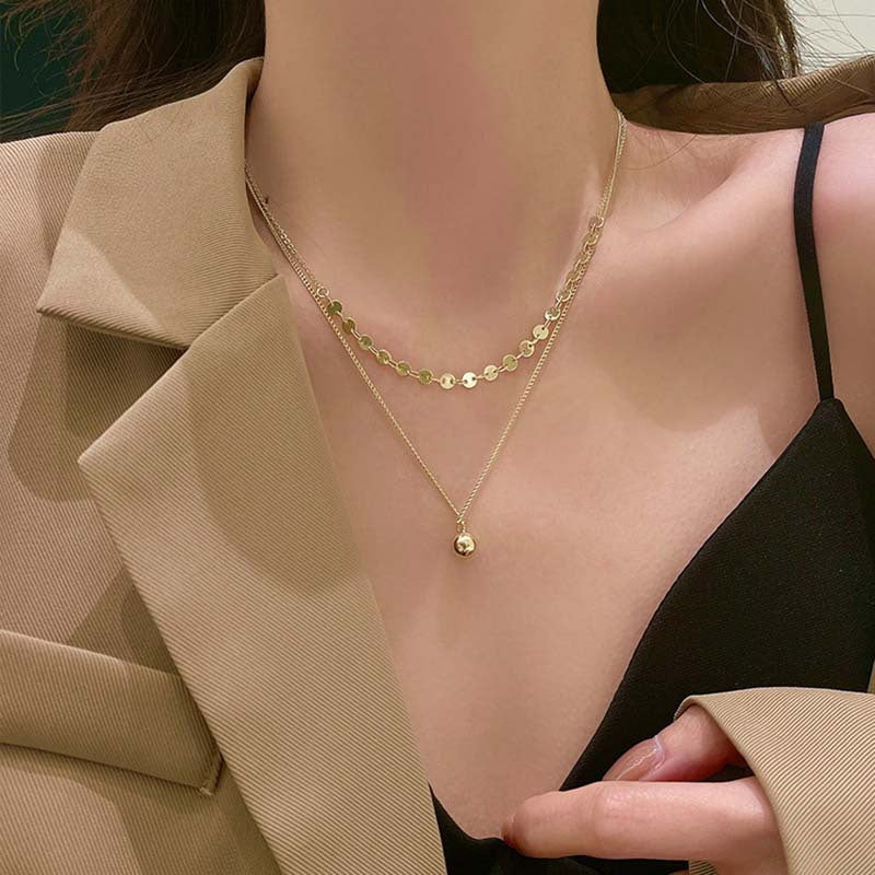 Cold Style Ins Irregular Geometric Necklace