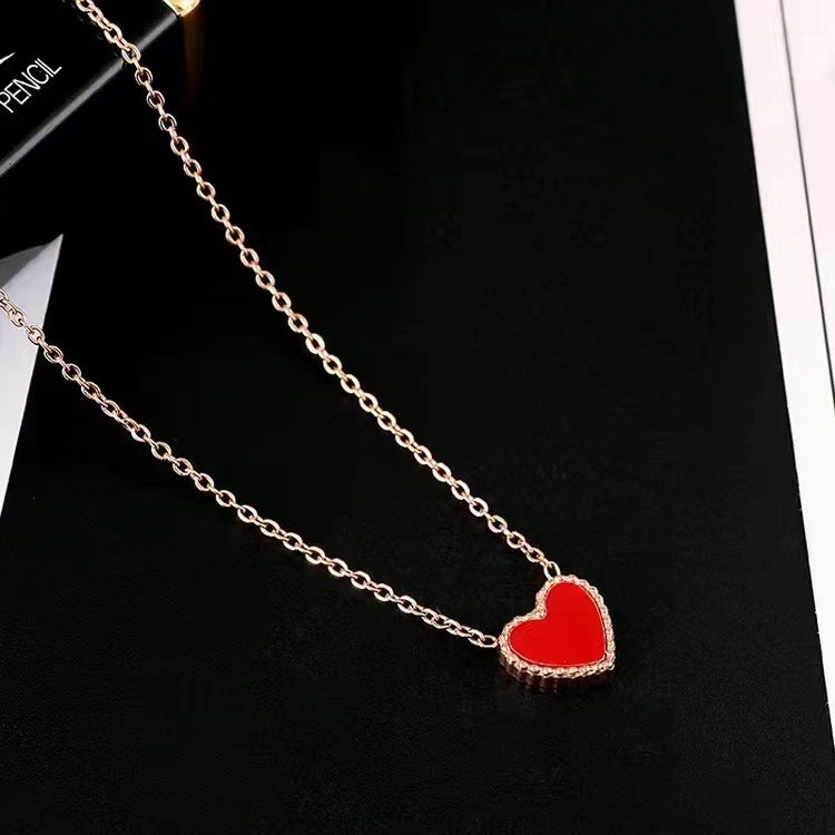 Titanium Steel Color-free Light Luxury Necklace Women&#039;s