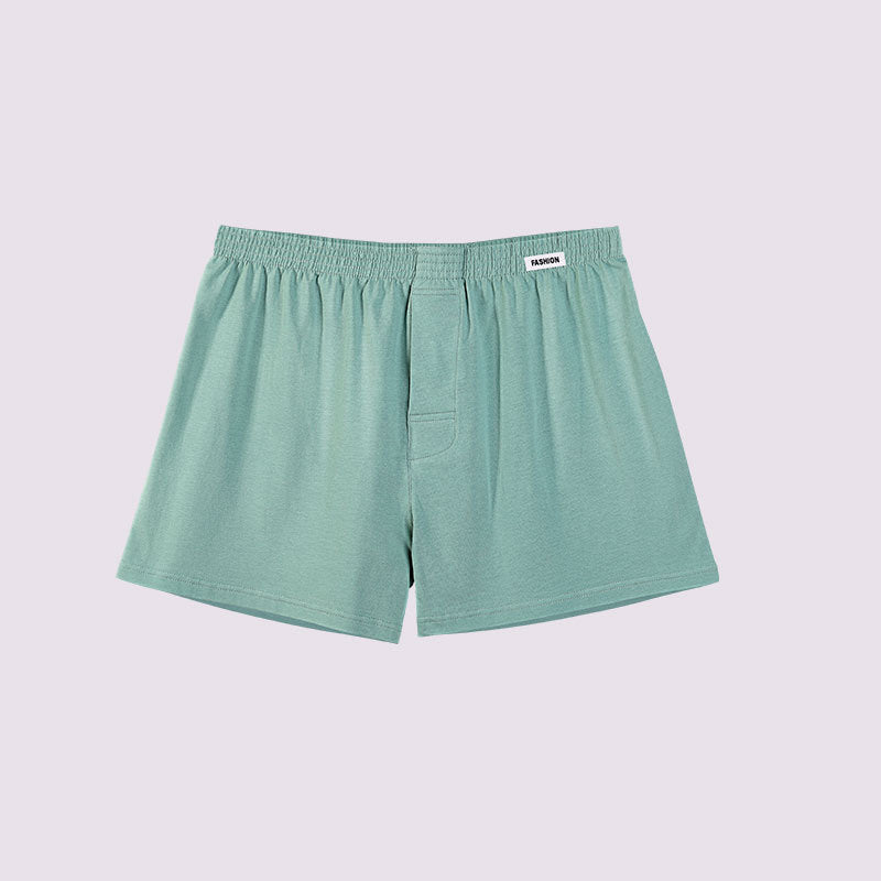 Men's All Cotton Loose Home Shorts