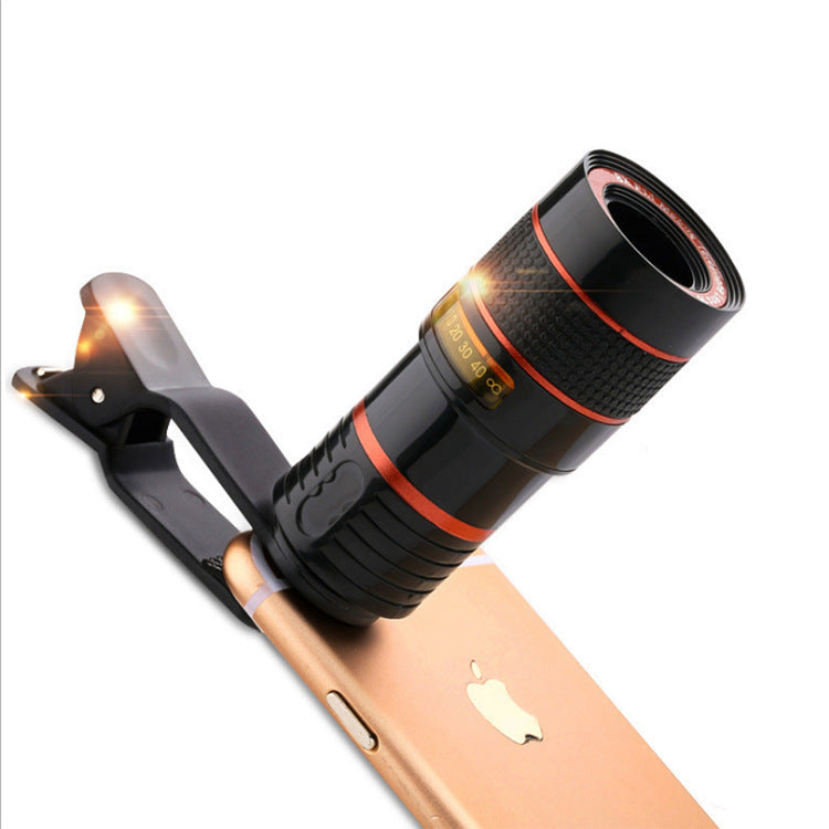 Mobile Phone Lens 8x 12x 20x Telephoto Lens Mobile Phone Holder Shooting