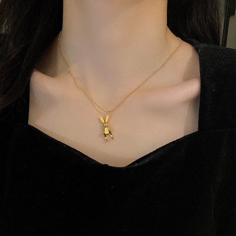 Cold Style Ins Irregular Geometric Necklace