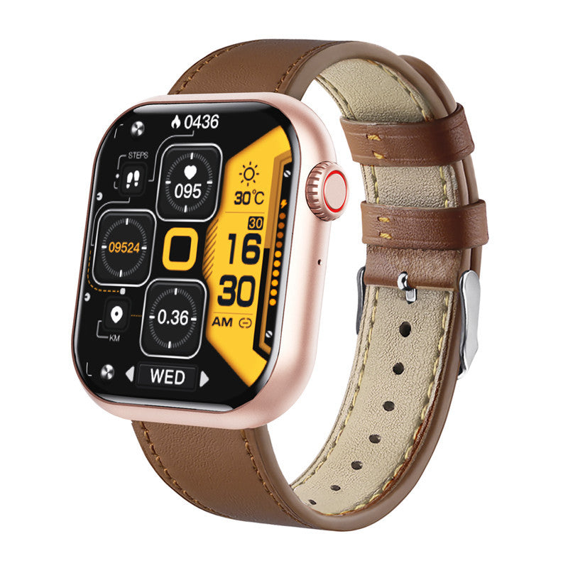 New Cross-border F57 Smart Watch Bluetooth Call Heart Rate Body Temperature Voice Assistant Smart Bracelet Sports Watch