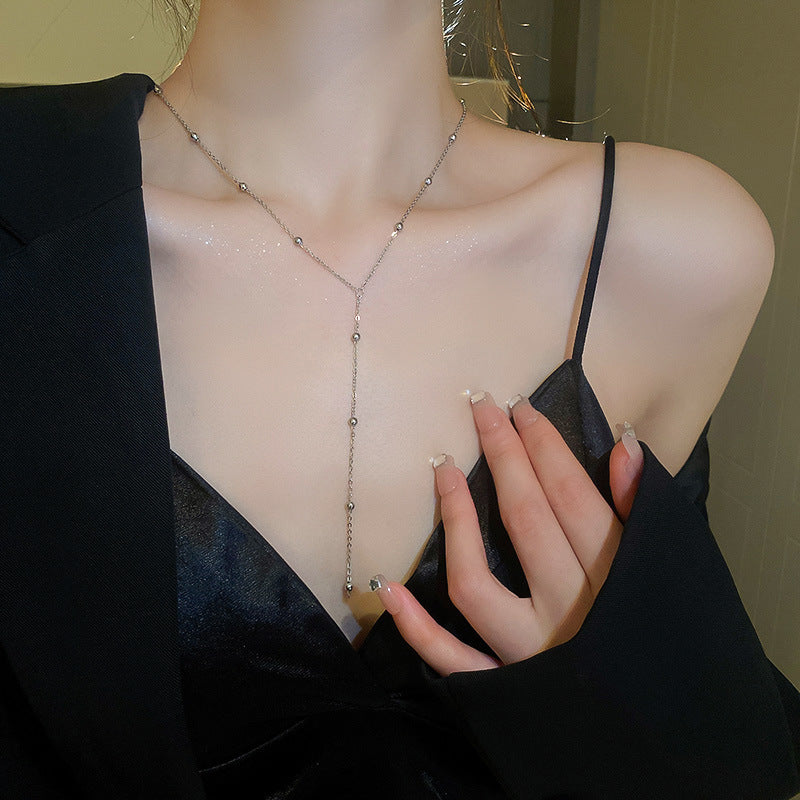 Cold Style Ins Irregular Geometric Necklace