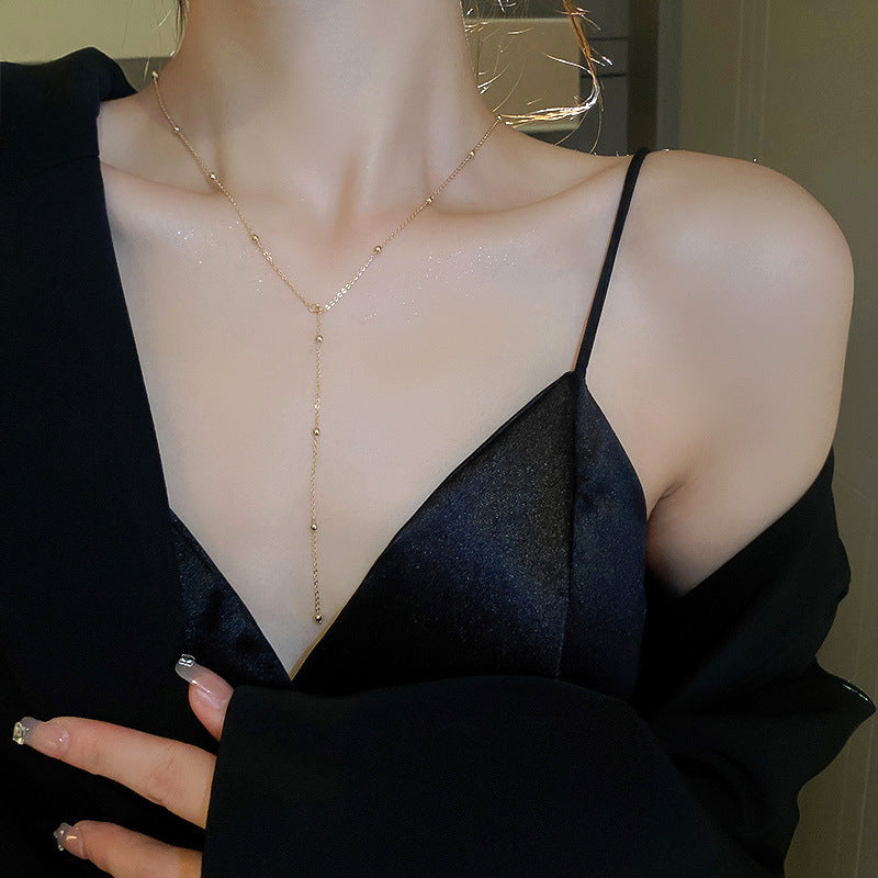 Cold Style Ins Irregular Geometric Necklace