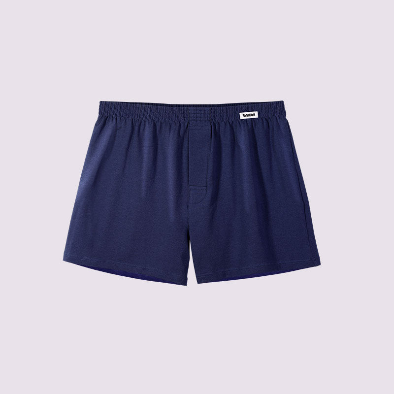 Men's All Cotton Loose Home Shorts