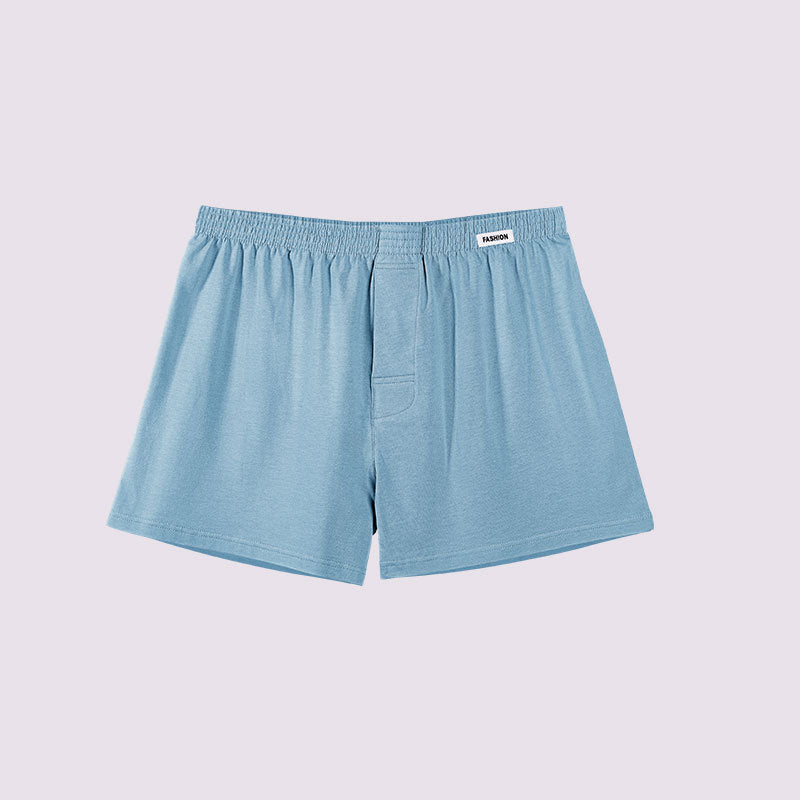 Men's All Cotton Loose Home Shorts