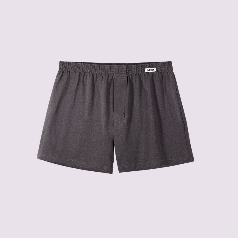 Men's All Cotton Loose Home Shorts