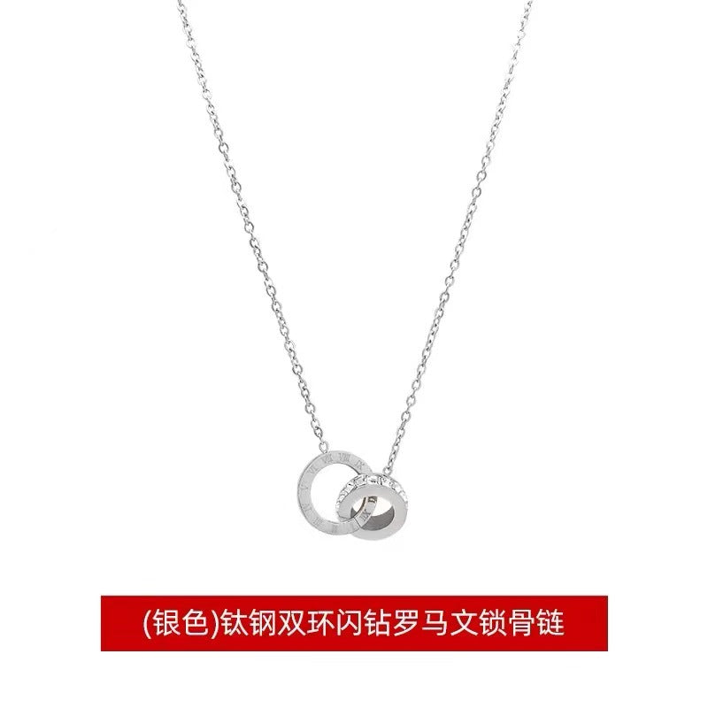 Titanium Steel Color-free Light Luxury Necklace Women&#039;s