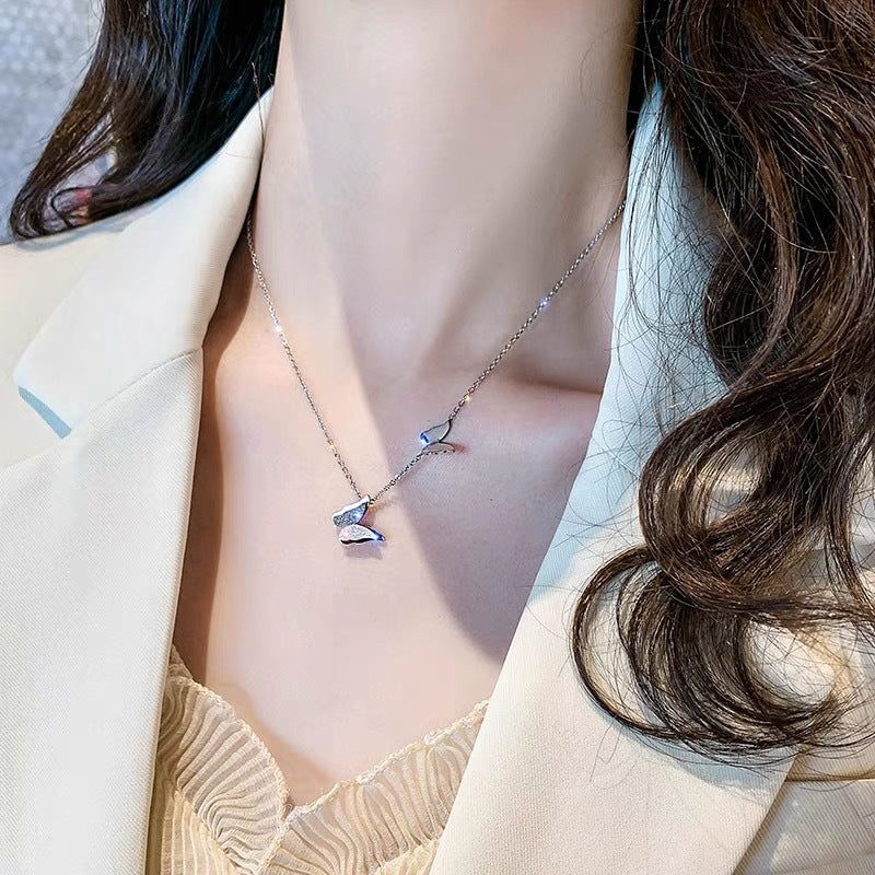 Titanium Steel Color-free Light Luxury Necklace Women&#039;s