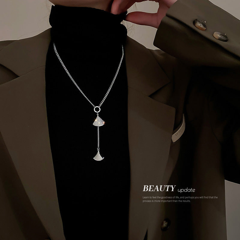 Cold Style Ins Irregular Geometric Necklace