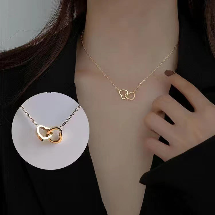 Titanium Steel Color-free Light Luxury Necklace Women&#039;s