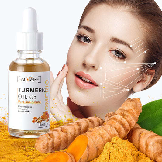 Turmeric Whitening Freckles Serum Remove Dark Spots Melasma Brighten Lighten Melanin Improve Dull Anti-aging Face Skin Care