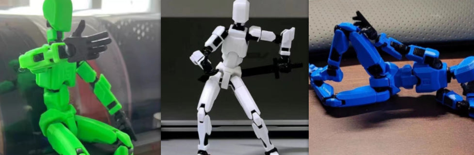 Multi-Jointed Movable Shapeshift Robot 2.0 3D Printed