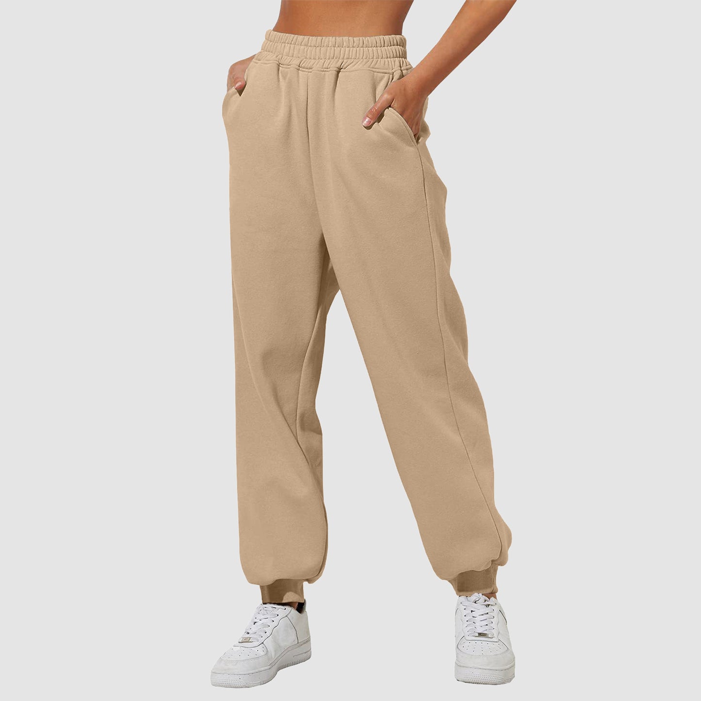 Women's Trousers With Pockets High Waist Loose Jogging