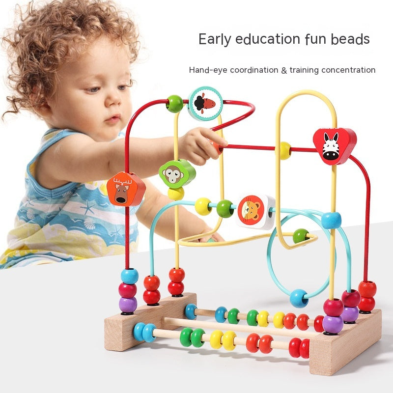 Children's Enlightenment String Beads Toys Boys And Girls