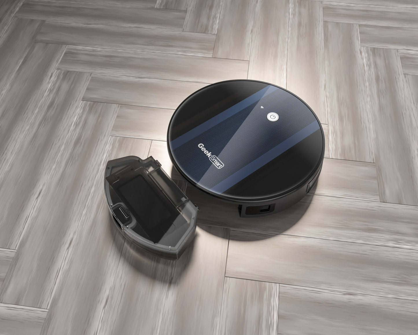 Geek Smart Robot Vacuum Cleaner G6 Plus, Ultra-Thin, 1800Pa, Great For Hard Floors To Carpets