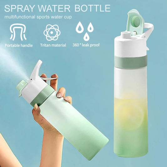 Spray Water Bottle For Girls Outdoor Sport Fitness