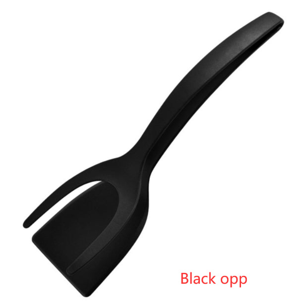 2 In 1 Grip And Flip Tongs Egg Spatula Tongs