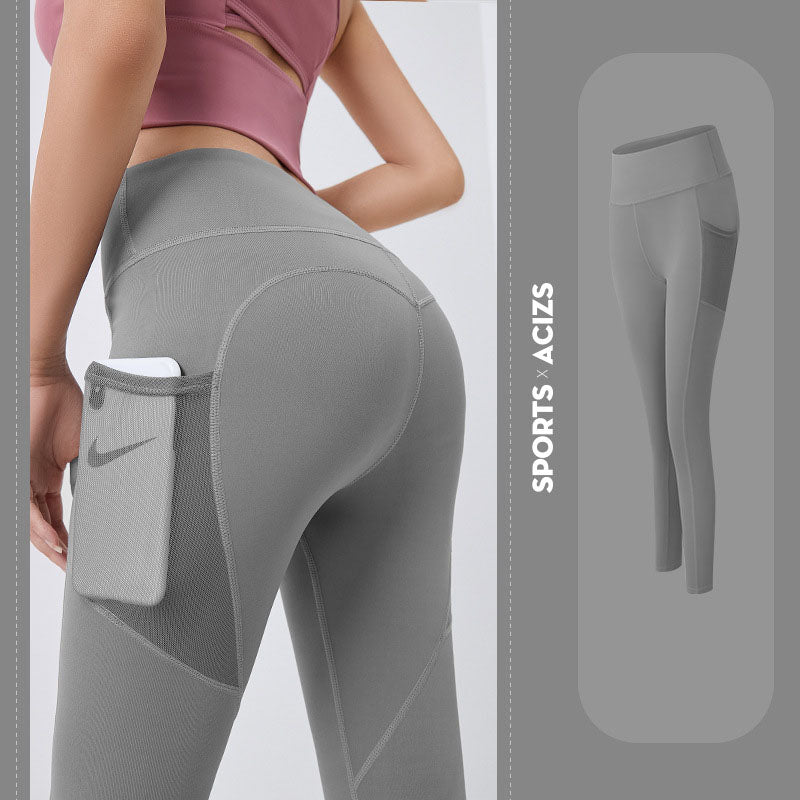 Yoga Sport Pants Women With Pocket Leggings