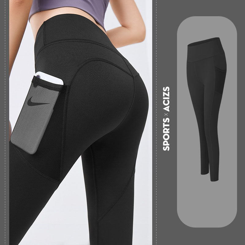 Yoga Sport Pants Women With Pocket Leggings